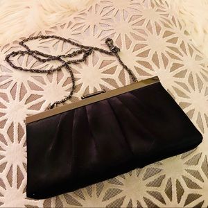 Satin Convertible Evening Purse to Clutch EUC